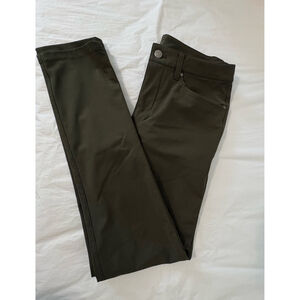 Lululemon | ABC Slim Pant Warpstreme | Sz 28 x 32 | Dark Olive | EUC